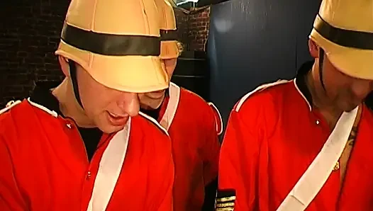 Ggg John Thompson, Men in a Circle Piss in Her Face