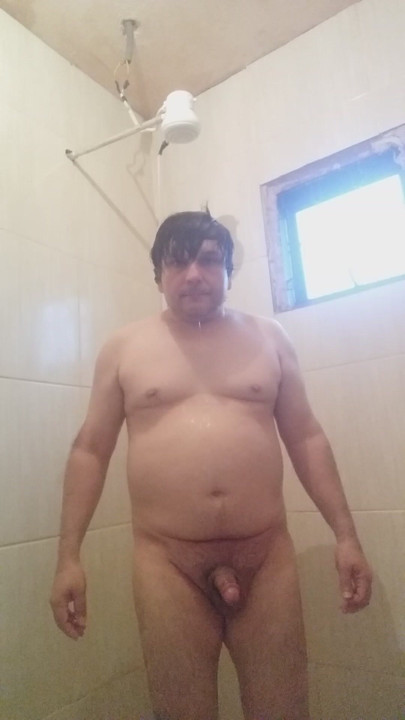I just took a shower and show everything