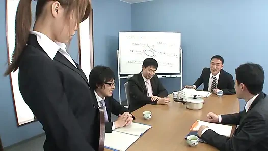 Hairy girl moans as she gets fucked in the ass by a chunky cock