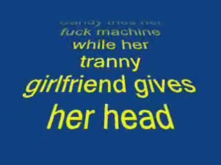 Candy and her fuck machine.