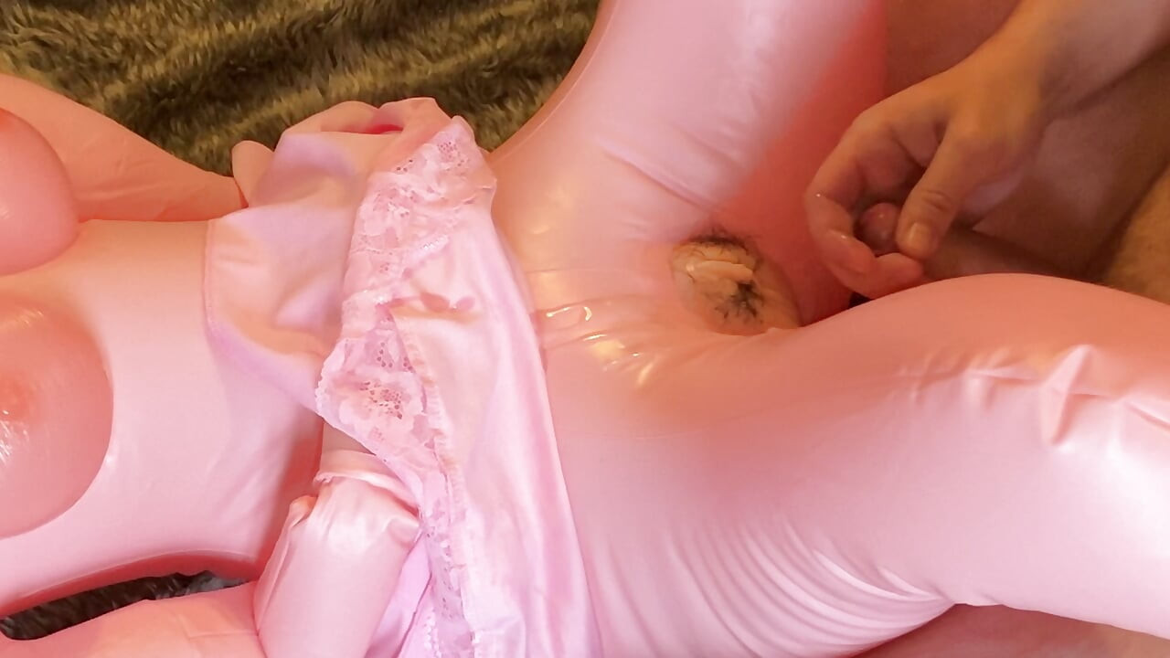 Real Male Moaning Orgasm Compilation - Cumming Hard in Transparent & Regular Sex Dolls (With & Without Condom)