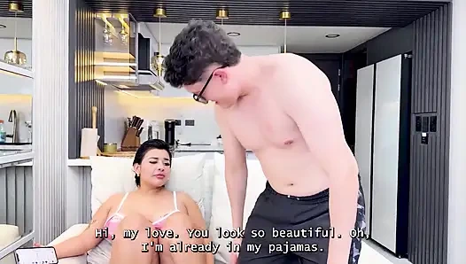 Karımın fantezilerini gerçekleştiriyorum, en iyi arkadaşım ve karımla üçlü seks