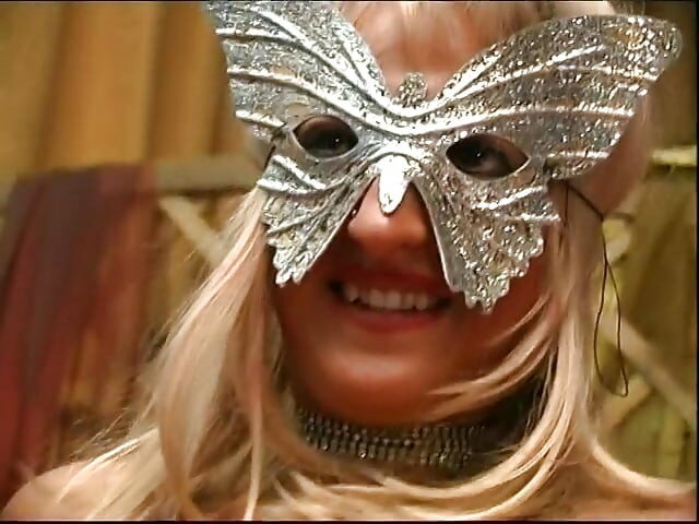 Here's my slutty wife in mask!