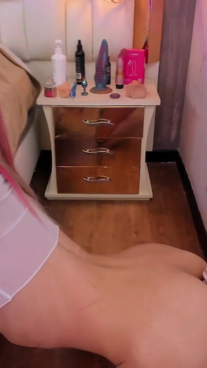 Beautiful Trans Enjoys Her Toy And Has Multiple Orgasms | Clip 1