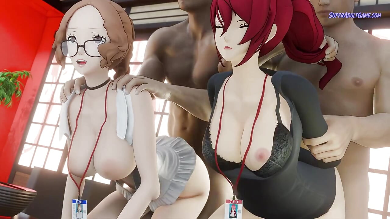 Mereka ingin kenaikan gaji tetapi mereka harus bersetubuh dan mengisap - gadis kantor disetubuhi oleh bos (animasi realistis 3d)