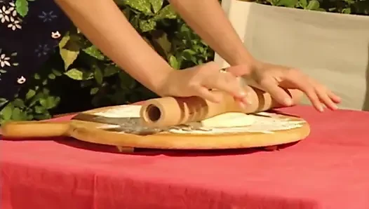 She's Making Bread and He's Fucking Her in the Ass