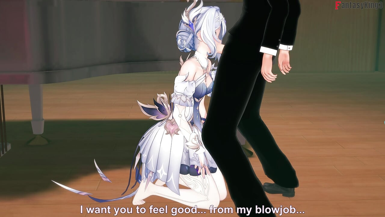 Odette sexy dancer sucks her pianist - Genshin Impact