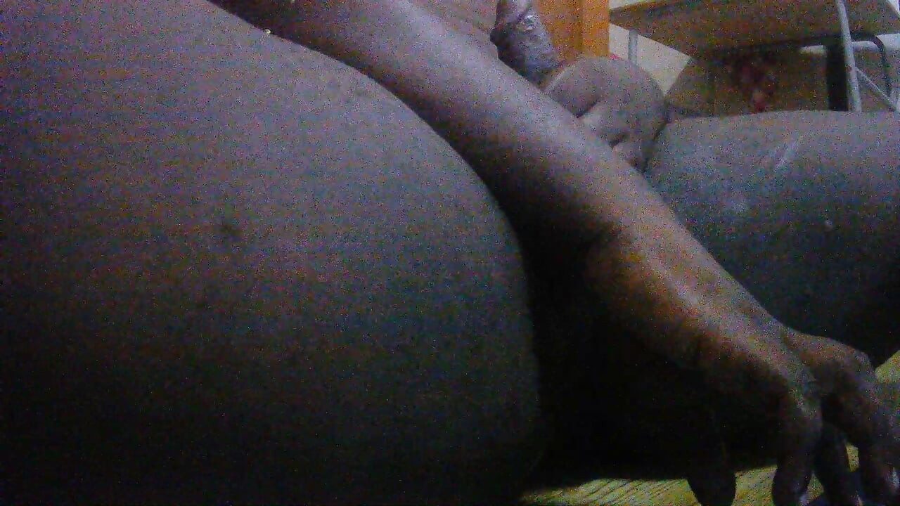 showing my natural boobs, dick and jerking it and playing with the big fat ass