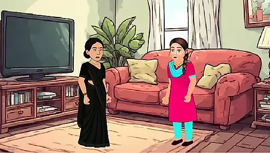 Cheating housewife with her bestfriend and her husband