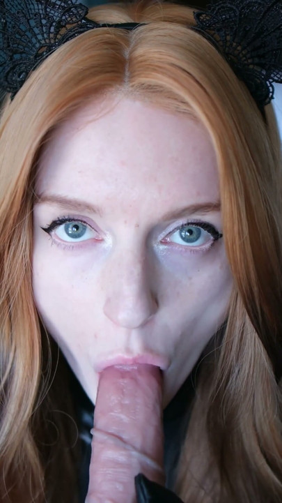Leather Blowjob | Clip 1