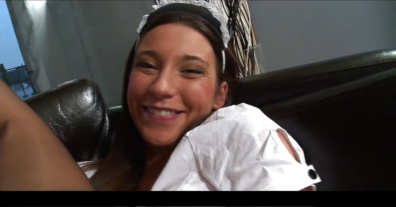 Cute teen bitch - Cum in her ass