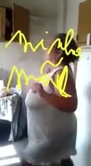 Giant boobs step mom dance