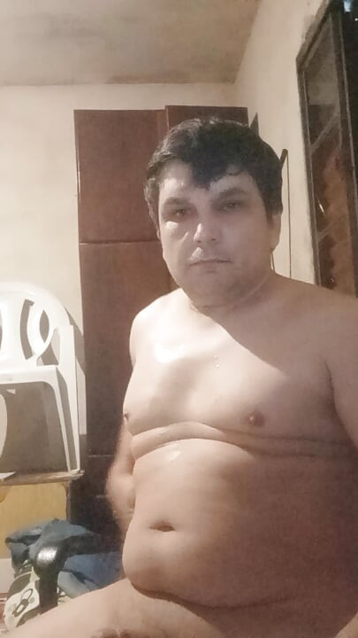 I put cum on my breasts after jerking off