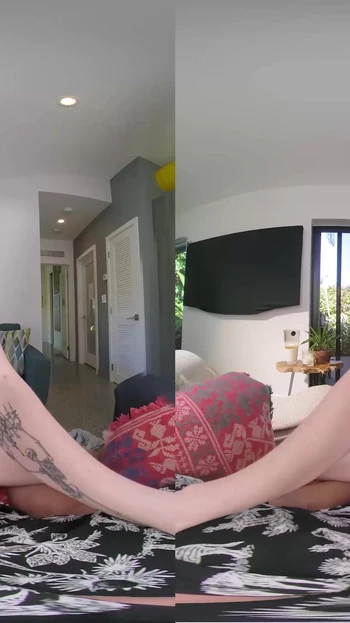 Emotional moment from "BaDoinkVR Miss Lucy Foxx Is So Kinky And Feisty That It Surprised You"
