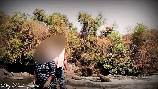 Behind the Waterfall, a Warmth Lies Sex Between Two Lovers.