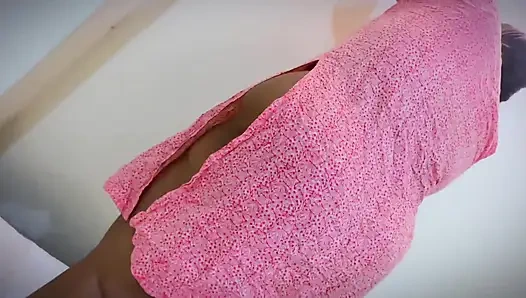 19yo BBW Hot Maid Without Pant Half Naked Girl Send a Video to the Owner to Get Promotion