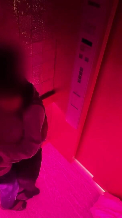 Elevator sex.Office building on a holiday. | Clip 1