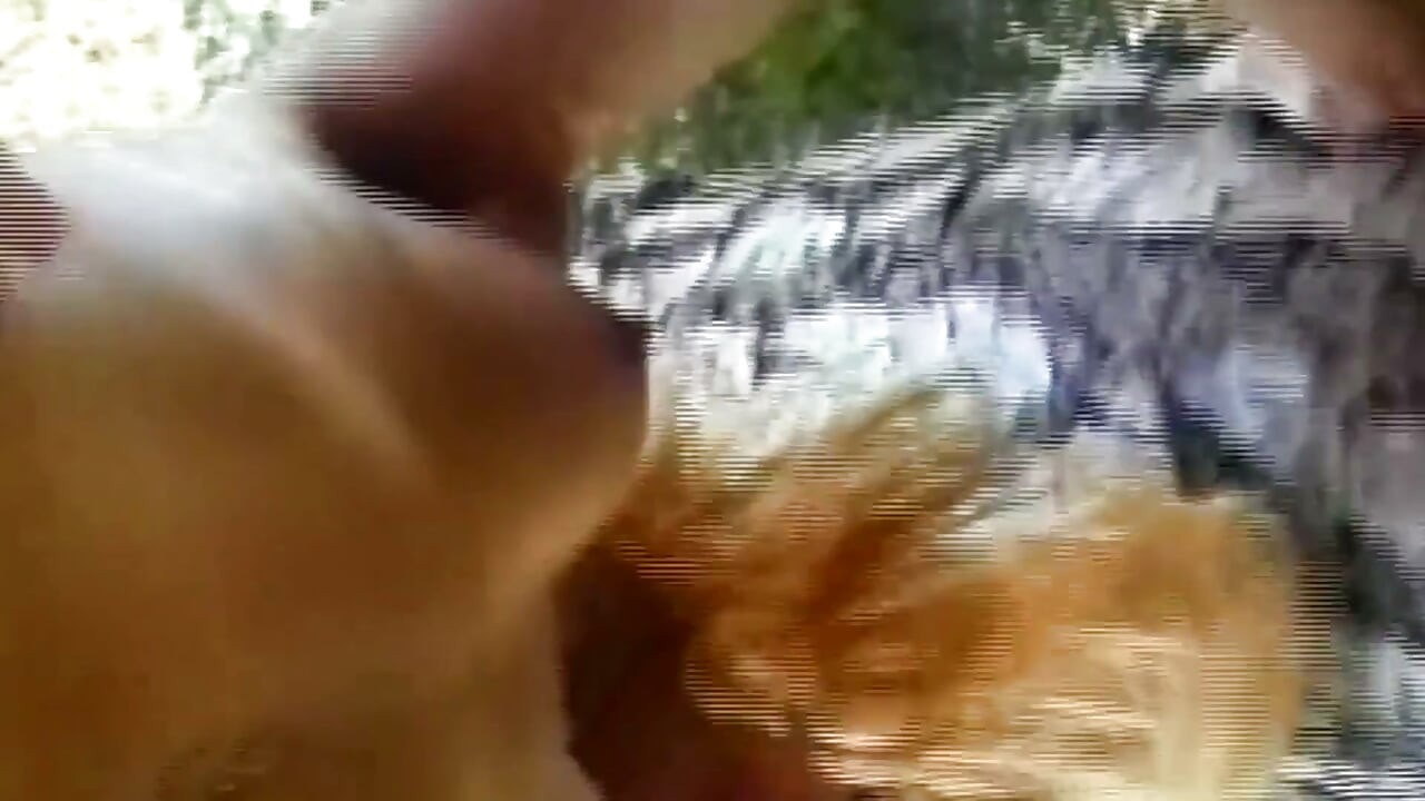 Insatiable Blonde 18yo Drains Transsexual Cock Outdoors