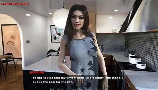Jasmine ateşli evli kadın: karısı kocasının kadın en iyi arkadaşıyla sikişini izliyor bölüm 10