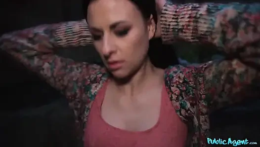 Public Agent - Dark-haired Beauty Billie Star Sucks Dick for Cash