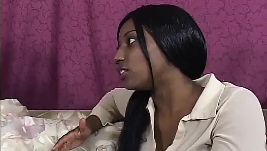 Black Horny Stepsisters' Licking & Strap-on Pussy Pounding Frenzy