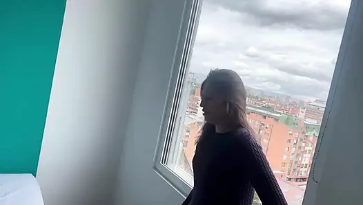 Meine Kollegin hat mich zu sich nach Hause eingeladen...