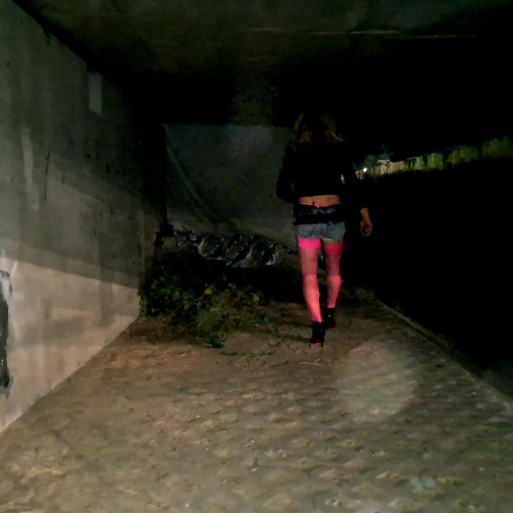 In the evening, under the bitch viaduct