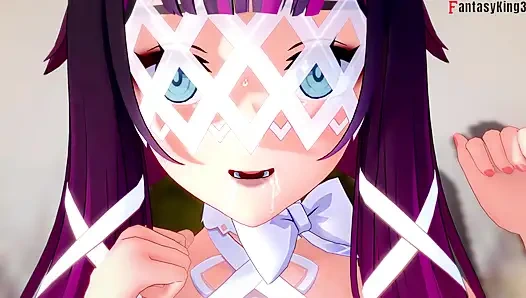 Columbina oral seks - Genshin Impact