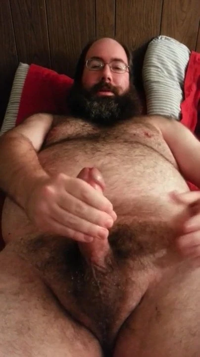 squirts cum bear