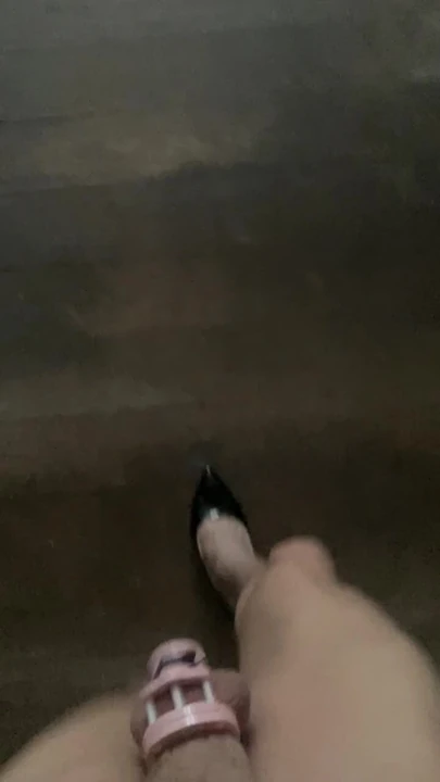 Eerste keer op hoge hakken