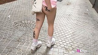 College Students Meet In Seville For The First Time And She Gets Fucked All Over It
