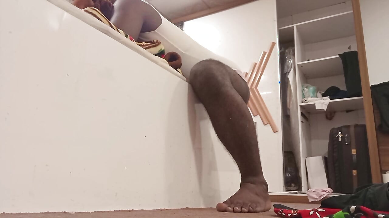 Wife is waiting for it, fighting with the blanket