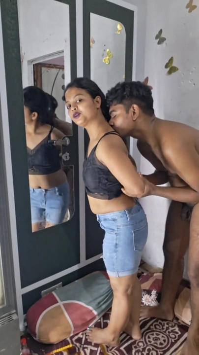 Cute Desi Indian Beautiful Step Sister Gets fk.ed with Boyfriend | Clip 1