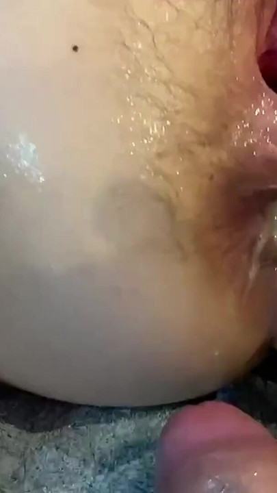 Gaped asshole close-up. Cum Fart. Hairy Anal. Anal big Gape. | Clip 3