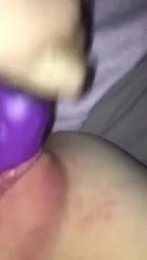 Purple dildo