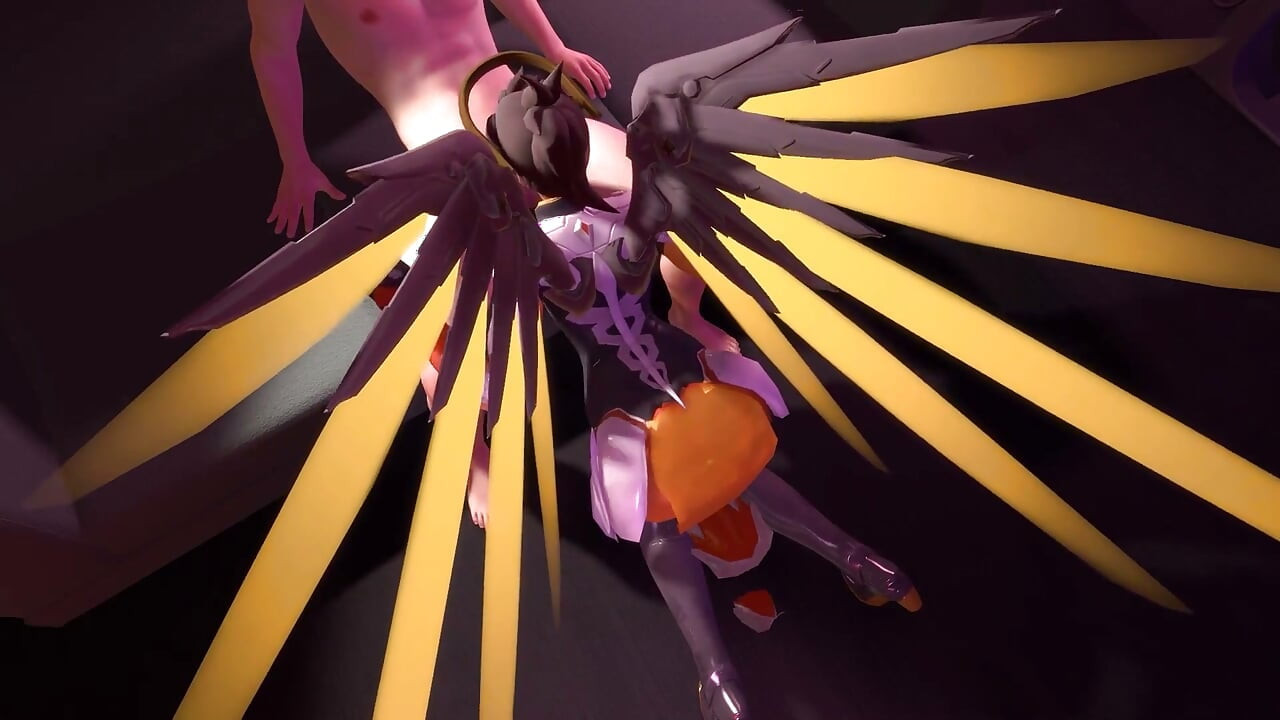 Mercy跪著在第一人稱視角中幫人吸屌的Overwatch惡搞