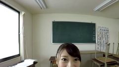Zenra VR insegnante di giapponese Madoka Kouno fa pompino