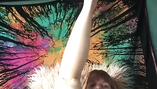 Pleasuring myself to orgasm