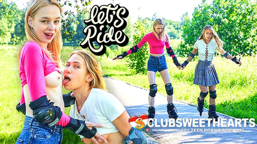 Let's Ride! Elloise and Nika Horny on Rollerblades by ClubSweethearts