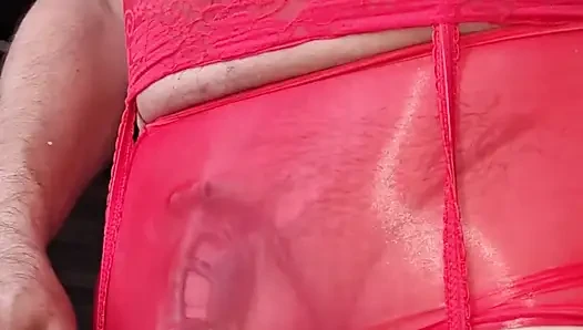 They Punished Me with a Chastity Cage Because I Really Like to Play with My Gurl Clitoris
