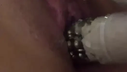 Amateur Horny MILF toys herself and cums hard