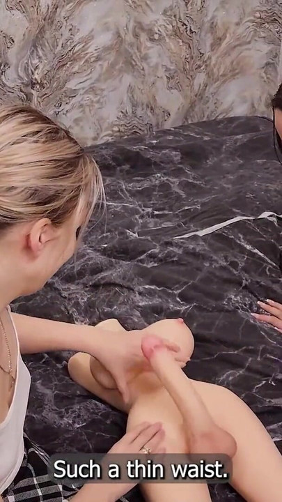 The Best Gift For Two Teen Sluts. Threesome With Tantaly Doll With Big Dick. | Clip 1