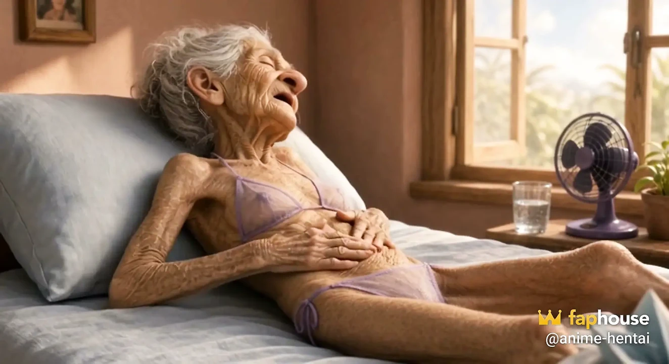 90 Year Old Mature Woman Has Multiple Orgasms in Bed with a Soaking Wet Pussy