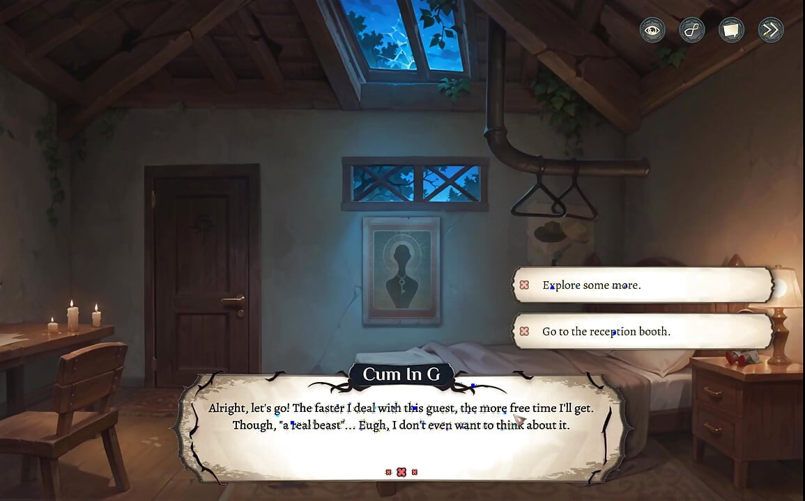 Истории отеля жуткая хентай игра эпизод 5 GHOST бармен соблазняет наездницу в стиле!