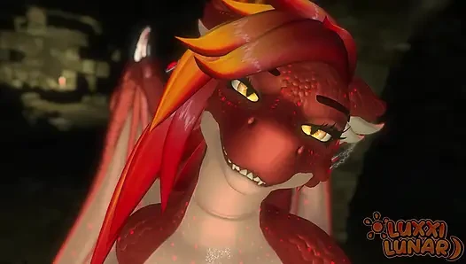 POV Horny dominant femdom futa dragon makes you serve her...