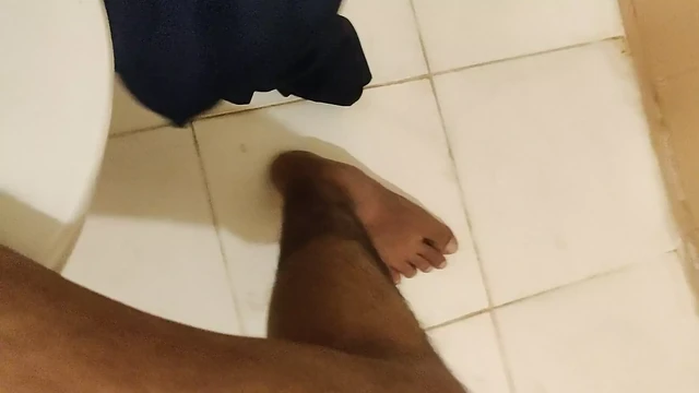 Desi black dick cumming on lap