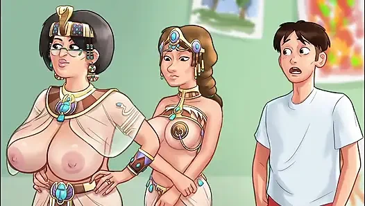 Summertime Saga, ich male meinen nackten Schulleiter auf dem College, als sie ... Xxx