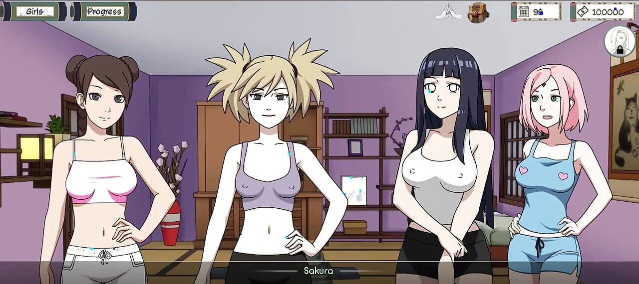 Kunoichi Trainer - Naruto Trainer v0.23.1 Partea 126 Fete Petrecere și Sex Poker! de Loveskysan6