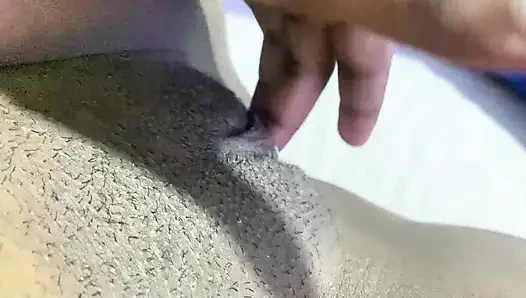 Stepmom masturbates with her tight pats