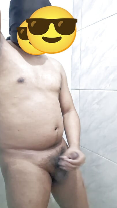 Masturbating My Big Fat Cock